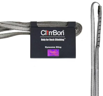 CLIMBON Kletterschlinge 10mm Dyneema Schlingen Läufer 22 KN Kletter Utility Seil Felsklettern, Double Certification CE UIAA, Erstellen von Ankersystemen, Abseilausrüstung, perfekt für Baumarbeiten