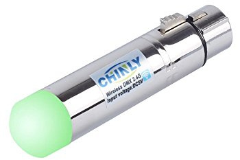 CHINLY DMX512 DMX Dfi DJ 2.4G Wireless 1 Receiver LED Lighting Control for LED Stage Par Party Light