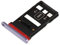 jbTec Dual SIM-Tray/NM-Card kompatibel mit Huawei Mate 20 X / 5G - Kartenhalter Slot Schlitten Rahmen, Farbe:Lila