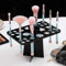 VIFER Portapennelli da trucco, 26 fori, supporto per asciugare pennelli cosmetici organizzatore di pennelli da trucco pieghevole, portaspazzole, colore: nero