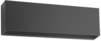 Lindby LED-Vägglampa Utomhus 'Jarte' - Modern Svart Syntetmaterial (1 Lampa, Glödlampor Ingår) - För Husvägg, Utomhusbelysning