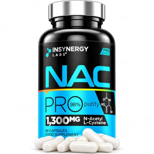 NAC 650mg Per Capsule 98% Purity Supplement 90 Capsules | Ultra Premium N-Acetyl-Cysteine High Strength