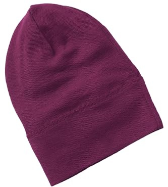 Engel Natur Baby Mütze aus Wolle-Seide, Orchidee, 62/68