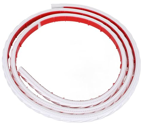 OATIPHO Moulures Adhésives en PVC Blanc 12 CM X 06 CM Rouleau 1 M Flexible et Auto-Adhésif pour Finitions Murales Décorations d'Angles Plafonds et Murs Lisses