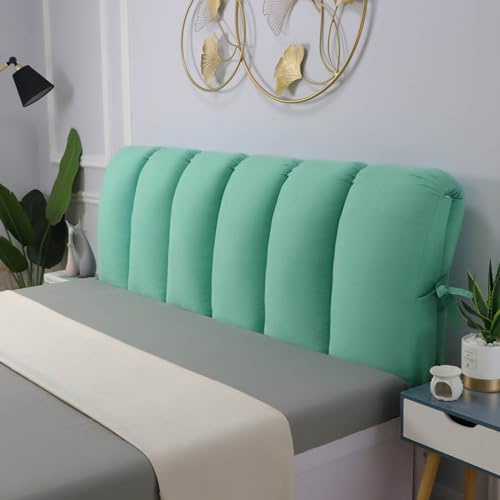 Fodera imbottita per testiera letto in metallo, supporto per la schiena per letto matrimoniale, elegante protezione per testiera 180 x 60 cm, tessuto morbido, facile da pulire