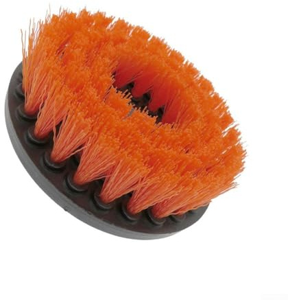 Spazzola per trapano elettrico da 12,7 cm, con setole morbide, per la pulizia di tappeti, tappezzeria, pelle, compatibile con trapani senza fili, albero a cambio rapido