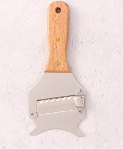 Grattugia Speciale per Tartufo Stalessacciaio Cucina Legno Maniglia Cioccolato Piano Piano Piano19.5 X 8Cm