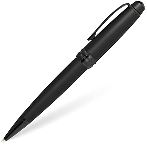 Cross Bailey Rollerball Selectip Pen (Schreibfarbe schwarz, Strichstärke M, in Premium Geschenkbox) Mattschwarz