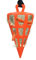 Holland Animal Care Hay Slowfeeder Fun&Flex Wurzel Ø 22 cm - Heunetz für pferde - Heuraufe pferd - Geeignet für Weidetiere - Gegen Stallverfall - Bis zu 1 kg Heu - Orange