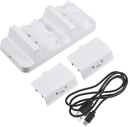 TINEASUR 1juego Dock De Dual para Controladores Estación De Inalámbrica Baterías Recargables y Luz Indicadora Led Accesorios para
