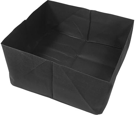 YARNOW Vasi Da Vivaio in Tessuto Non Tessuto Confezione Da 300 Piccoli Vasi Per Principianti Tazze Da Piantagione Neri 90x90x40 Cm Giardino