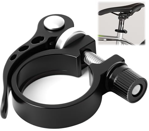 Bike Seat Post Clamp 31.8mm Bicycle Seat Quick Release Tube Clamp