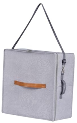 Oshhni Boîte de rangement pour chapeaux, sac organisateur pour chapeaux avec poignée et bandoulière, résistant à l'usure pour les, sac portable