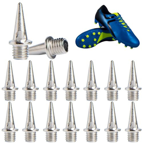 DOKRIN Crampons pour chaussures de randonnée Crampons de randonnée (16 pièces), pointes de course, pointes d'athlétisme, pointes d'athlétisme professionnelles en acier de 12 mm