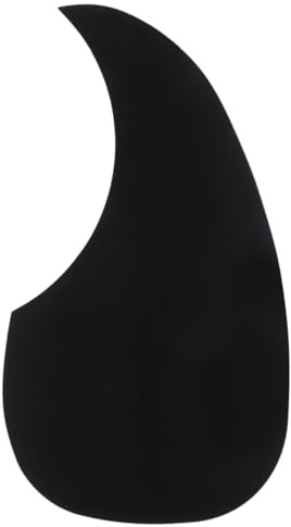 Musiclily Pro Self-adhesive Teardrop Acoustic Guitar Pickguard Black