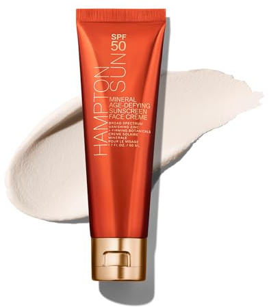 Mineral Age Defying Sunscreen Creme SPF 50 by Hampton Sun for Unisex - 1.7 oz Sunscreen