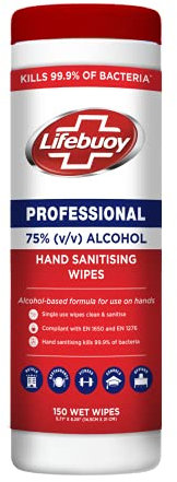Lifebuoy Professional Hand Wipes (150 Sheets)