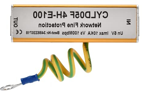 PUSOKEI Blitzableiter- Thunder Blitzableiterschutz Blitz- und Blitzschutz RJ45 RJ11 Adapter Ethernet Netzwerk Überspannungsschutz