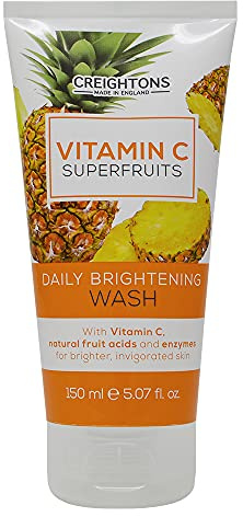 Creightons Vitamin C Superfruits Daily Brightening Wash (150 ml) - A Refreshing and Invigorating Daily Facial Wash with Vitamin C, Natural Fruit Acids & Enzymes to Enhance Skin Natural Radiance Cream
