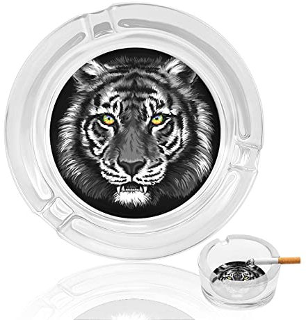 Aschenbecher Für Zigaretten Tiger Kristallglas Aschenbecher Rauchen Aschenbecherhalter Für Home Hotel Office Table Top