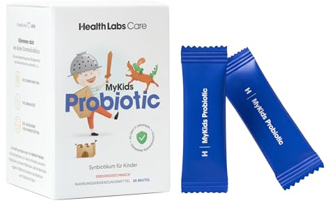 Health Labs Care - Probiotikum für Kinder - 2 Milliarden Bacillus Subtilis - 30 Portionsbeutel - Darmflora Unterstützung - 30 Tage Vorrat - Probiotika Kinder Pulver