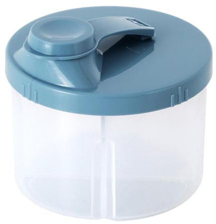 Boîte à lait en poudre – Distributeur de lait en poudre à 4 compartiments | Récipient portable pour lait en poudre anti-déversement | Boîte de rangement pour bonbons, fruits, collations pour
