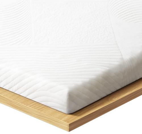 MISSCOZY Matratzen Topper 160x200cm, H5/H6 aus 8cm Höhe stüzender Kaltschaumkern, Öko-TEX® Zertifiziert für Boxspringbett und unbequemem Betten Schlafsofa, Waschbar, Weiß