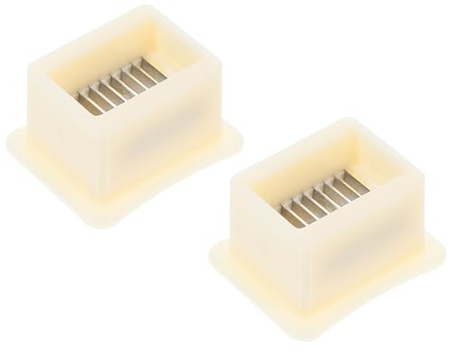 LOLIPPYY Trancheuse à Haricots en Plastique, Lot de 2, Coupe-haricots Portable, Outil Cuisine Compact, Accessoire la Cuisine Pratique pour Découper Rapidement les Légumes, Facile à