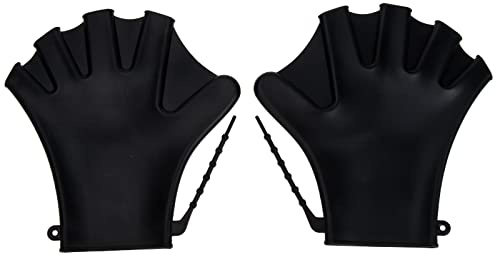 LALAFINA Guantes de Piscina Ajustables de Silicona Resistentes y Protectores para Clases de Fitness Acuático y Surf, para Hombres y Mujeres