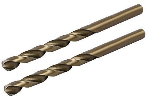Sourcingmap 6.8mm Drilling Dia Straight Shank High Speed Steel Cobalt Metric Twist Drill Bit for Hardened Metal, Stainless Steel, Cast Iron and Plastic 2pcs
