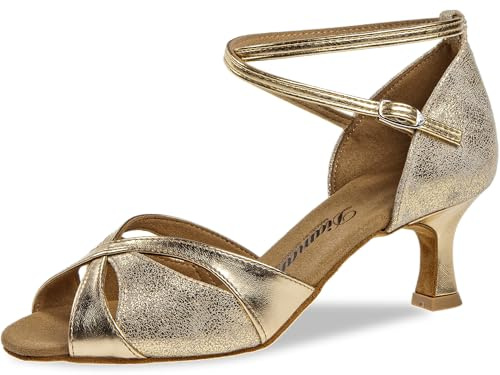Diamant - Femmes Chaussures de Danse 141-077-464 - Or - 5 cm Flare [UK 7,5]