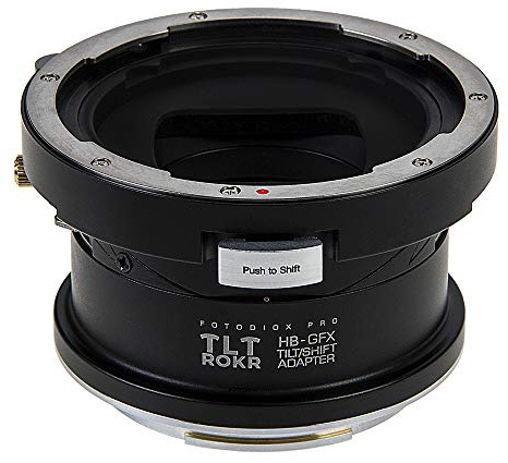 Fotodiox Pro - Tilt/Shift Lens Mount Adapter Compatible with Hasselblad V-Mount SLR Lenses to Fujifilm Fuji G-Mount GFX Mirrorless Camera Body, (HBV-GFX-TLTROKR)