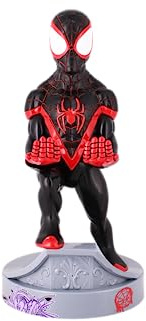 Cableguys Marvel Miles Morales Controller Halter & Handy Ständer - Gaming Zubehör für Zimmer und Schreibtisch-Setup, Ständer Kompatibel mit Xbox-, PlayStation- & den meisten Standard-Controllern