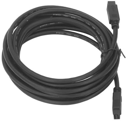Cavo Adattatore DV Firewire Ad Alta velocità da 800 Mbps, Lunghezza Cavo 14,76 Piedi, Compatibile con Fotocamere Digitali, Stampanti, Scanner