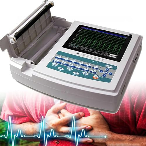 EKG/EKG-monitor, pekskärm digital 12-kanals maskin PC-programvara för medicinsk munvård Vital Sign CCU ICU