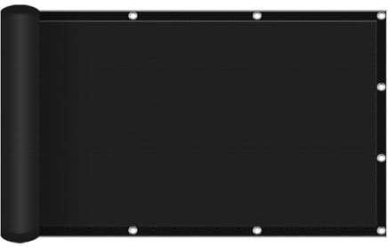 Kleines Sonnensegel 160 x 240 cm Uv-Schutz Reißfest Wetterfest Uv-Schutz Schattiernetz im Viele Größe Und Farben für Patio Hinterhof Rasengarten Outdoor-Aktivitäten, Schwarz