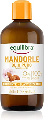 3x Equilibra Corpo reines Mandelöl, Süßmandelöl, schützend, pflegend und elastisch machend 250 ml + Italian Gourmet Polpa 400g