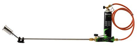 Kit Diserbante Professionale Potente con 1 Manico Verde 650, 1 Bruciatore 35SL600 e 1 Kit n. 16411 e Attacco per Bombola del Gas di Tipo n. 555 - EXPRESS