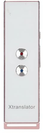 Sprachübersetzergerät, Tragbarer Sprachdolmetscher, 74 Sprachen 70 Akzente Intelligente Übersetzungen in Echtzeit BT5.0 Übersetzungsgerät für Reisen, Arbeit, Einkaufen (Roségold)