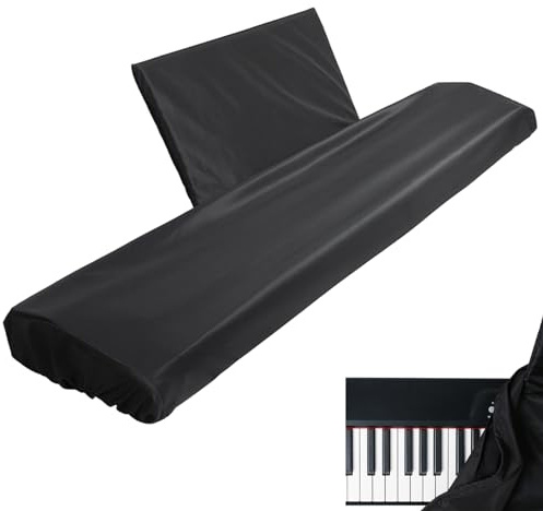 Dasing Protezione Antipolvere per Tastiera per Pianoforte a 88, con Coperchio per leggio, Copertura per Pianoforte, Antipolvere e Lavabile