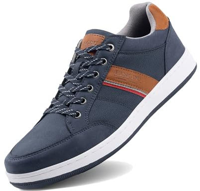 LANGDU Zapatillas Hombre Zapatos Casual Sneakers Moda 41-46EU | Transpirable,Cómodo,Ligero,Suela Antideslizante,Estilo Casual,Uso Diari