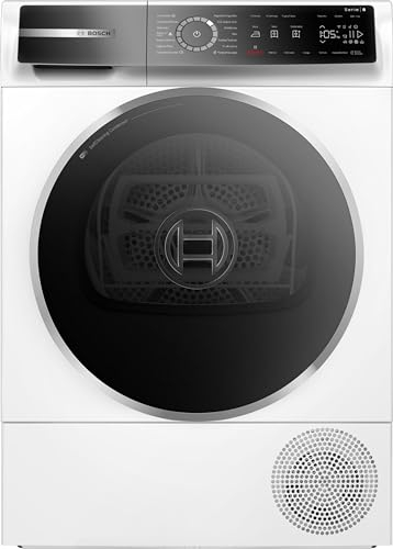 Bosch Secadora con Bomba de Calor, 9 kg, Serie 8, Home Connect, Reverse Drum, AutoDry, Blanco, WQB246C0ES