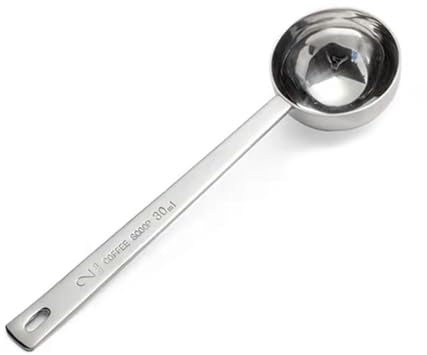 1 Stück Kaffeelöffel Portionierer,Kaffeelot,Edelstahl Coffee Scoop,Lang 30g Dosierlöffel,Kaffeemesslöffel,Kaffeeportionierer,Kaffeepulver,Kaffelöffel Löffel,Measuring,Spoon,Zuckerlöffel Kaffee