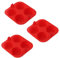 Litinliv Stampi per Muffin, 3 Pezzi Teglia da Muffin con Rivestimento Antiaderente, Riutilizzabili Stampo per Cupcakes per Friggitrice ad Aria, Teglia per Muffin Da Forno per Biscotti, Budini, Brownie