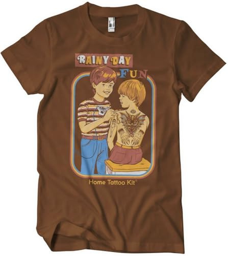Steven Rhodes Home Tattoo Kit T-Shirt Brown-M
