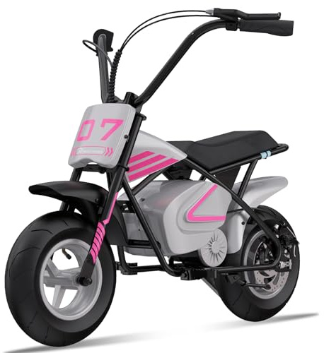 EVERCROSS EV07M Elektrisk Barnmotorcykel med 11” Däck, 20 KM/H Hastighet och 10 KM Räckvidd, Lämplig för Pojkar och Flickor Från 3-12 år