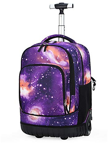 BOZONLI Bolsas Escolares Mochilas Escolares con Ruedas, Mochila Trolley Mochila Ruedas Equipaje Infantil niños Cabina de Equipaje Maleta Trolley para Niñas y Niños