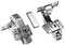2 pcs x 3D Soft Close Blind Corner 90 Degree Kitchen Cabinet Angular Door Hinges