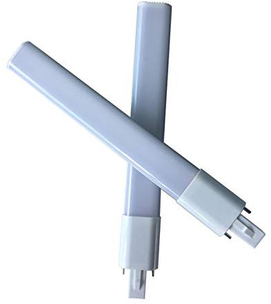 Maiskolben geführt 2ST LED G23 CHOPSTICKS Röhrenkopfstecker Licht 8W Gx23 Dünne Flachrohre Milchig PC Abdeckung Länge 237mm mit Superhell (Color : GX23, Size : Cold white 6000K)