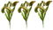 Dbvnnsy 3PCS Venus Flytrap, 15.8 Inch Artificial Venus Fly Trap Plants, Lifelike 8-Head Venus Fly Trap Costume, Reusable Faux Plants for Office Home Table Vase Garden Indoor